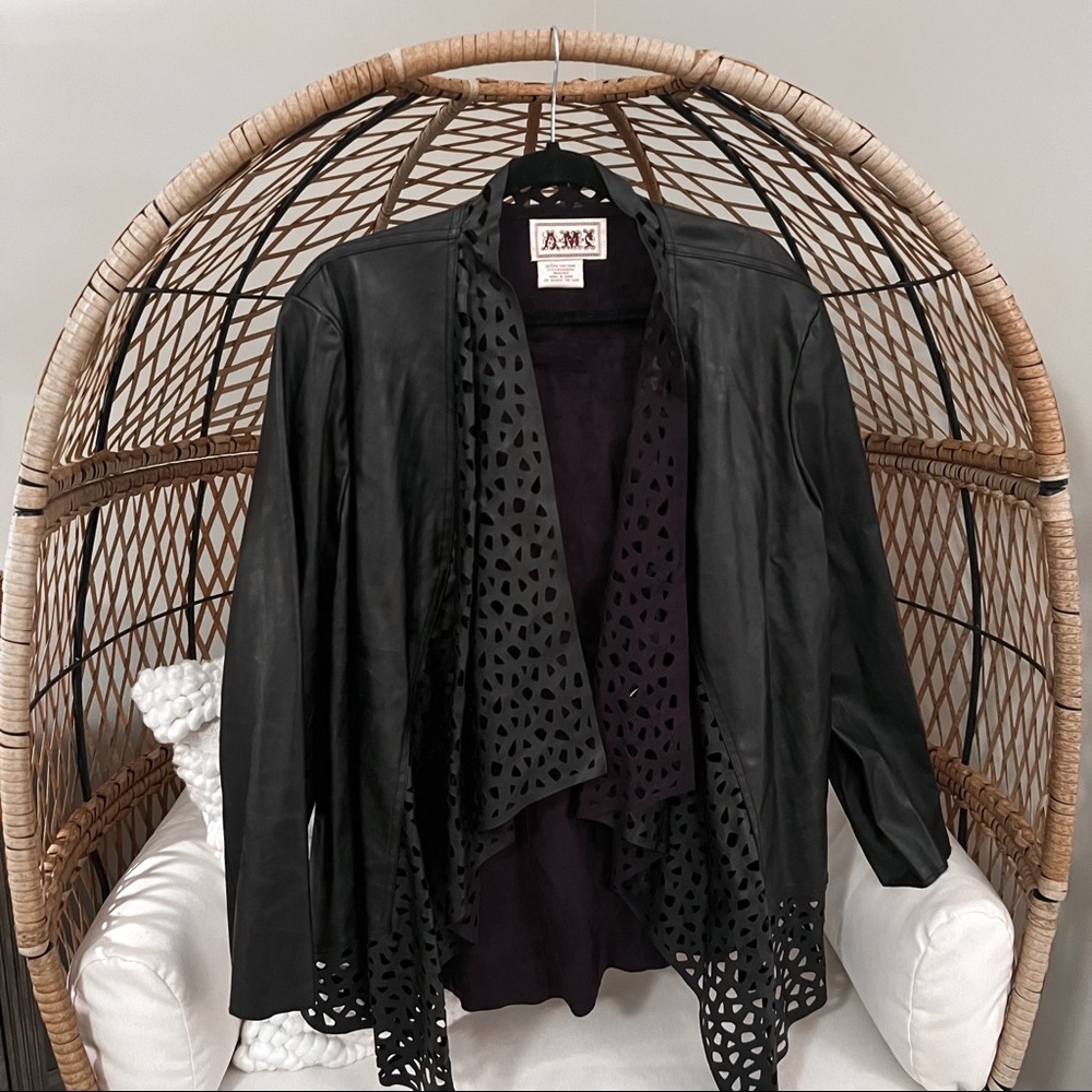 AMX Faux Leather Jacket